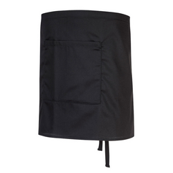 (5 st) Barförkläde - Svart - Längd: 38 cm