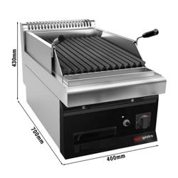 Gas Lavasteingrill - 7 kW - Grillrost neigbar