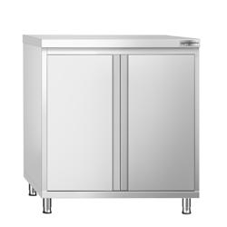 Edelstahl Arbeitsschrank PREMIUM - 800x700mm - mit Flügeltür