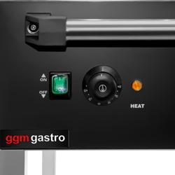 Chariot bain-marie thermique - 1,95 kW - 3 x GN 1/1 - température de cuve réglable en commun