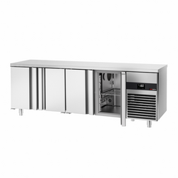 Tavolo congelatore PREMIUM - 2300x700mm - con 4 porte