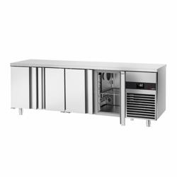 Masă congelatoare PREMIUM - 2230x700 mm - 632 L - cu 4 uși