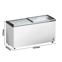 LIEBHERR commercial chest freezer - 355 litres - with sliding glass lid - white