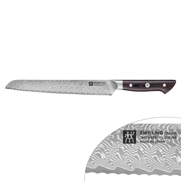 ZWILLING | TANREI - Coltello da pane - con bordo seghettato - Lama: 230mm