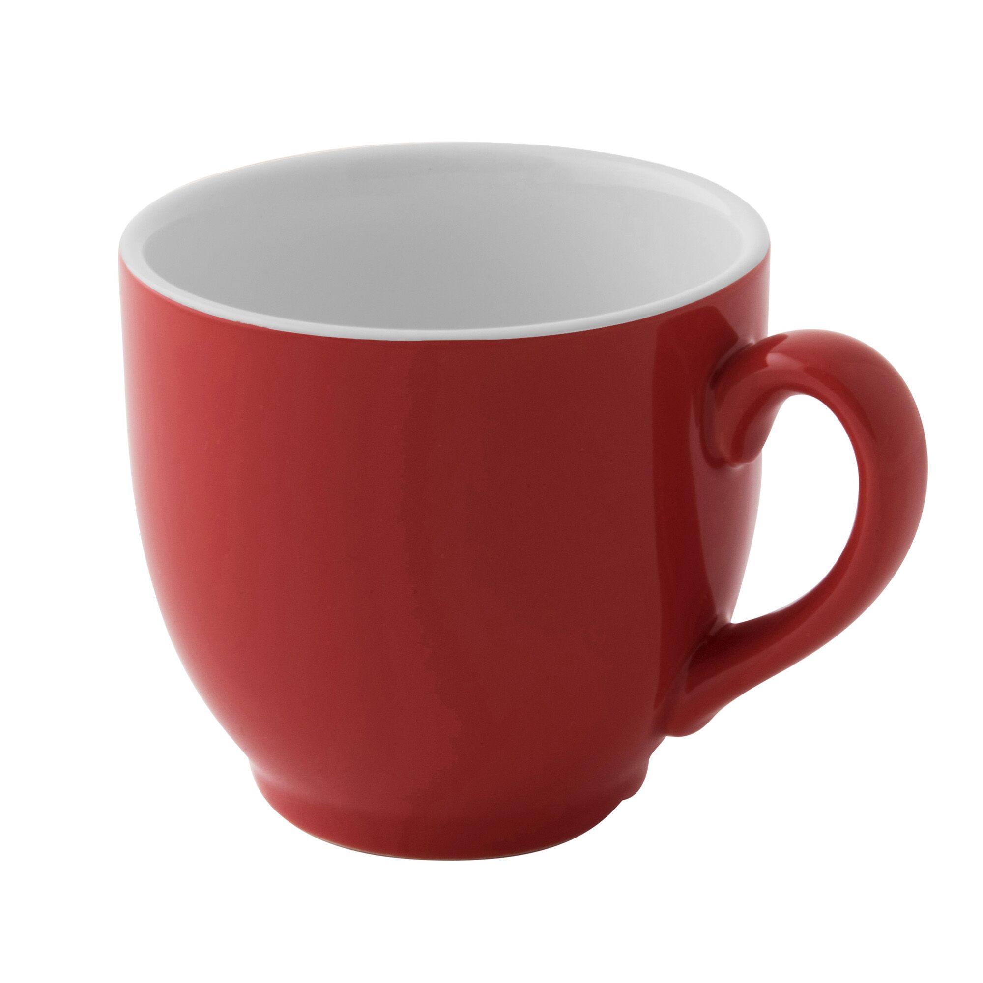 (6 pièces) COLORS – Tasse à café – 140 ml – Rouge