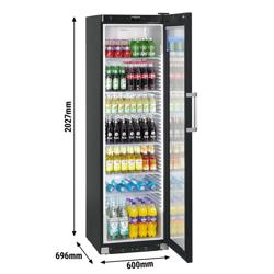 LIEBHERR dryckeskyl med display - 0,6 x 0,69 m - med 1 glasdörr - 441 liter (brutto)