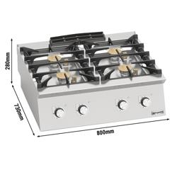 Gasfornuis tafelmodel - Paolo 700 - 800x730mm - 24,0 kW - 4 pits