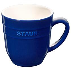 STAUB| Ceramic Mug – Dark Blue - 0.35 L - Enamelled - Ergonomic Handle