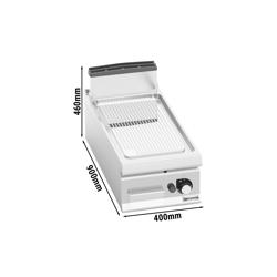 Fry Top Gas Professionale - 10 kW - Rigato