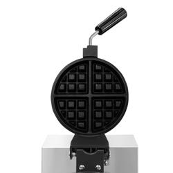 Macchina per waffel - Singola - Manuale - 1,3 kW - Forma: Rotonda - con superficie di cottura girevole a 180°