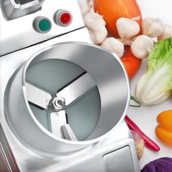 Affettaverdure elettrico - 750 Watt - apertura di alimentazione Ø 170 mm - incl. 5 dischi per affettare 