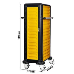 Professional Mobile Food Warming Cabinet 24 × GN 1/1