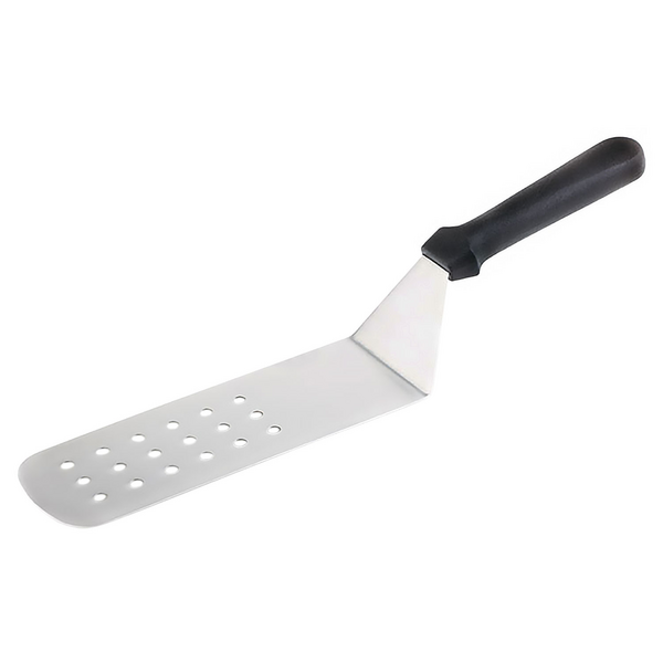 Spatel - 370mm - flexibel roestvrijstalen mes - geperforeerd
