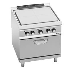 Placa vitrocerâmica Profissional - 18,68kW - incl. forno Elétrico Convecção - 4,68kW