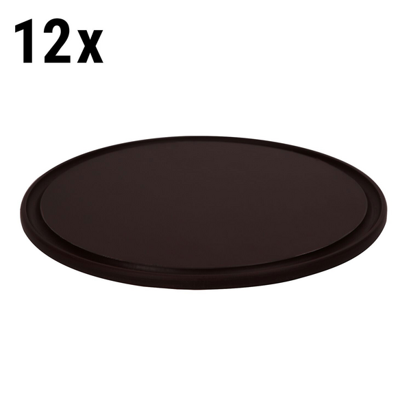 (12 bucăți) Placă pentru pizza din polietilenă - Ø 360mm