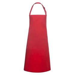 KARLOWSKY | Grembiule pettorina idrorepellente Basic - con fibbia - Rosso