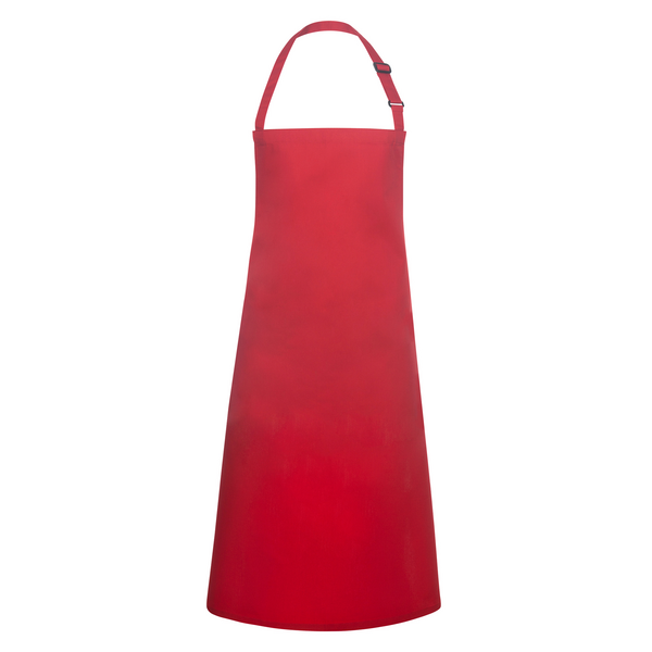 KARLOWSKY | Water repellent bib apron Basic - with buckle - Red