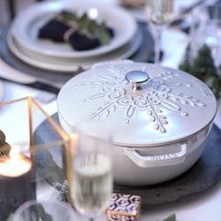 STAUB | LA COCOTTE - La Marmite - Ø 240 mm - Lijevano željezo - Boja bijelog tartufa 