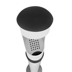 Staande asbak van Aluminium - Wit