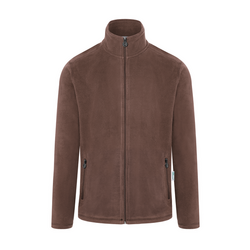 KARLOWSKY | Men's Workwear Fleece Jacket Warm-Up - Light Brown - Size: 5XL