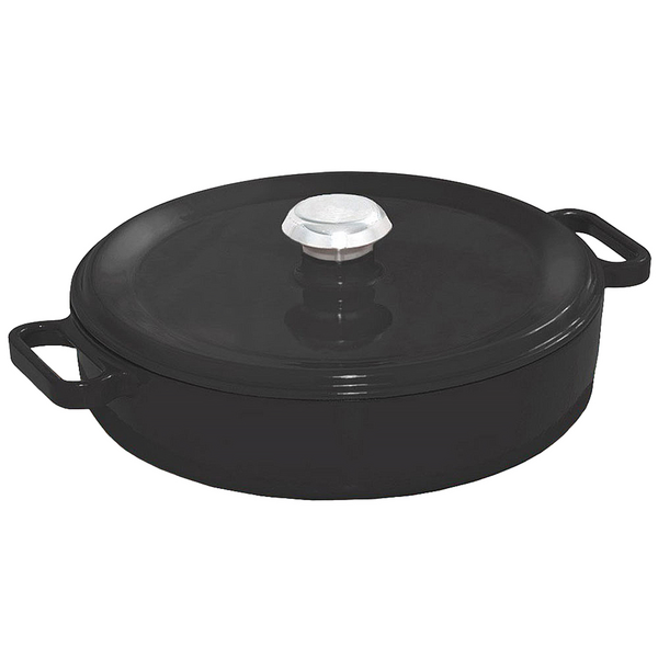 Cratiţă plană - Ø 240 mm - negru