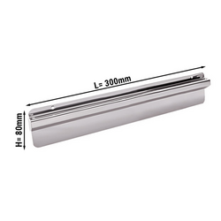 Barra para comandas de Inox - 30 cm