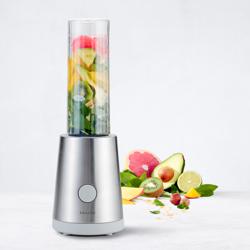 ZWILLING | Personal Blender – Stainless Steel - Travel Bottle - Dishwasher-Safe - Grey