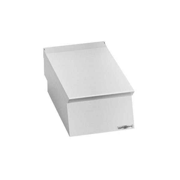 Neutraal element - 400x730x(H)290mm - tafelmodel | met opstand | RVS - passend voor Paolo 700