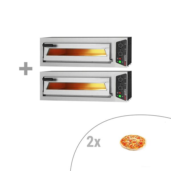 (2 Komada) Elektro Pizza Pećnica - 1+1x 35cm - Ručno Upravljanje 