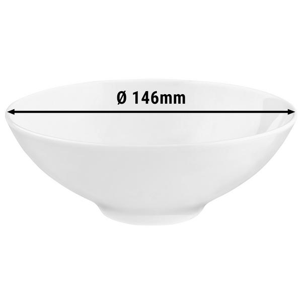 (6 pieces) SELTMANN WEIDEN | Coupe Bowl – Ø14.5 cm - Porcelain - White