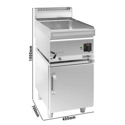 Bain-marie électrique - 1,2 kW - 1x GN 1/1 ou 2x GN 1/2 - incl. soubassement avec 1 porte