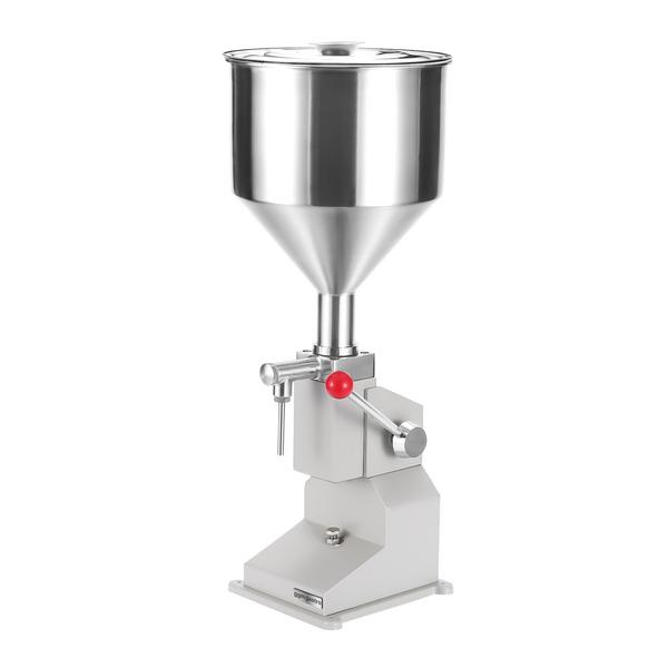 Handmatige vulmachine - voor vloeistoffen & pasta’s - 5-50ml - trechter 10L
