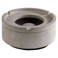 (6 stuks) Windasbak - ELEMENT - Ø 105mm - Beton