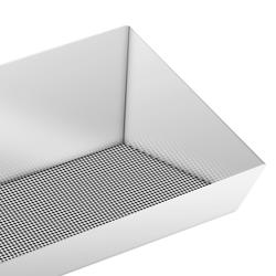 Vanička na hranolky z nerezové oceli - 1000x300 mm