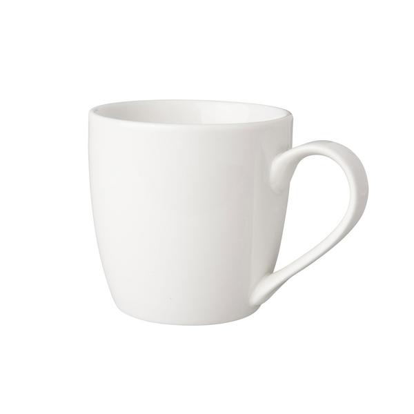 (6 szt.) BUDGETLINE - Filiżanka do kawy [Mammoet Neo] - 250ml - Biały - Porcelana - sztaplowana