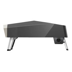 Outdoor pizzaoven gas - (chamottebodem) - voor Ø30cm pizza - tot 500°C - incl. waterdichte draagtas - Zwart