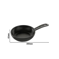 STAUB | PANS - Τηγάνι - Ø 160mm - Χυτοσίδηρος - Μαύρο | στρογγυλό