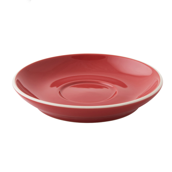 (6 stuks) COLORS - Cappuccino schotel - Ø 140mm - Rood