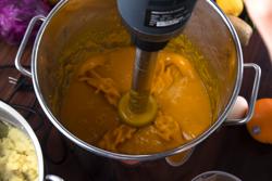 Blender ręczny włącznie ramieniem miksującym 160 mm i trzepaczką - 280 W - płynna regulacja prędkości	