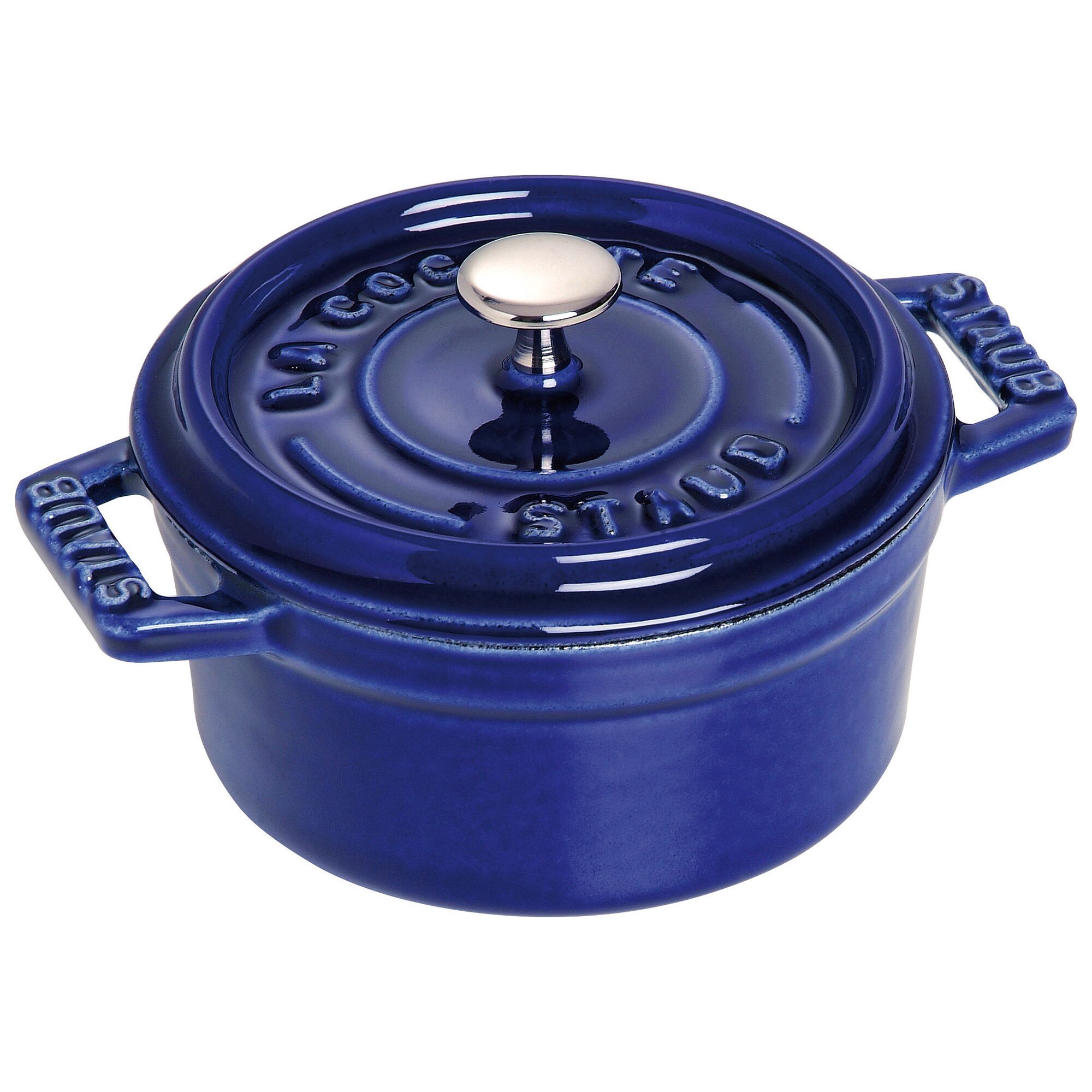 STAUB | LA COCOTTE - Mini Cocotte - Ø 100mm - Fonte - Bleu foncé	
