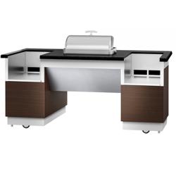 Preparation Table DUBLIN - 2000mm - Black Granite Worktop - Mobile