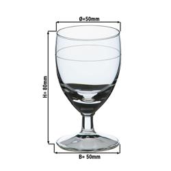 (12 kom) GILDE Shot čaša - GILDE - 35 ml - prozirna - baždareno na 35 ml