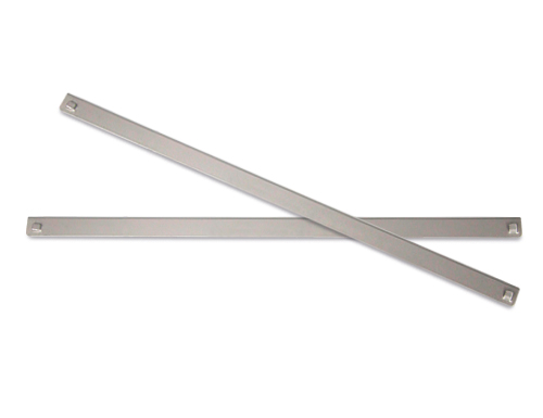 Roestvrijstalen rails - 650mm - met geplastificeerd draagrooster - EN 4000x400 - geschikt voor BKS & POS serie koeltoonbanken