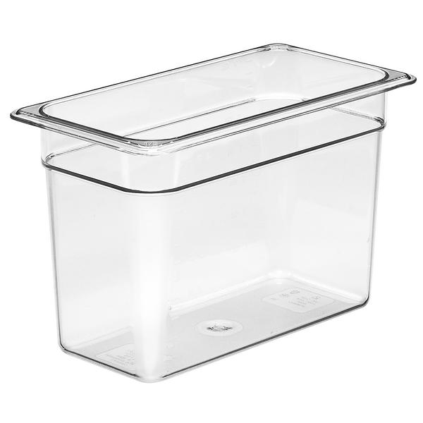 (6 komada) CAMBRO | CAMWEAR® - Polikarbonatna GN-Posuda 1/3 - Prozirna - Visina: 200 mm