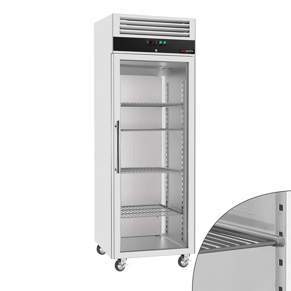 فریزر استیل اکونومی - 600 لیتر - دارای یک درب شیشه ای