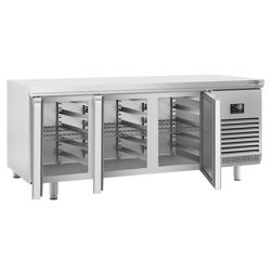Table de congélation pour boulangerie PREMIUM PLUS - 2185x800mm - 3 portes - -20/-18°C - 635L