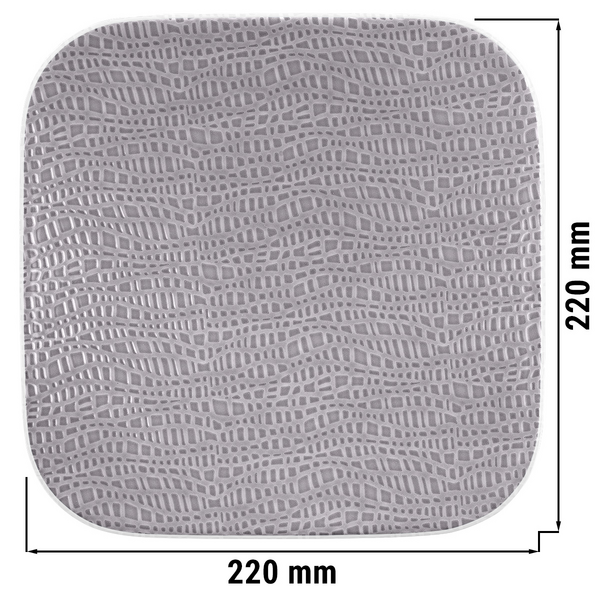(6 sztuk) SELTMANN WEIDEN | Coup talerz płaski kwadratowy - 220x220mm