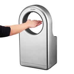 AIR-WOLF | Commercial Hands-In Automatic Hand Dryer – Silver-10–15 s dry time-HEPA filter-Drip tray