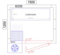 Regał aluminiowo‑polipropylenowy - 1195x360x1800mm - 4 półek - Nośność: 600kg