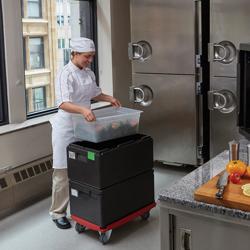 CAMBRO | CAMDOLLY - cărucior de transport - potrivit pentru toate cutiile EPP GN 1/1 - roșu 